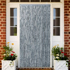 Vidaxl vliegengordijn 90x220 cm chenille wit en grijs