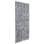 Vidaxl vliegengordijn 56x185 cm chenille zilverkleurig