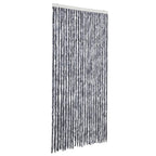 Vidaxl vliegengordijn 100x220 cm chenille zilverkleurig