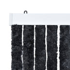 Vidaxl vliegengordijn 100x220 cm chenille antraciet