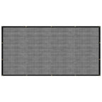 VidaXL Aanhangwagennet 2x3,5 m HDPE zwart