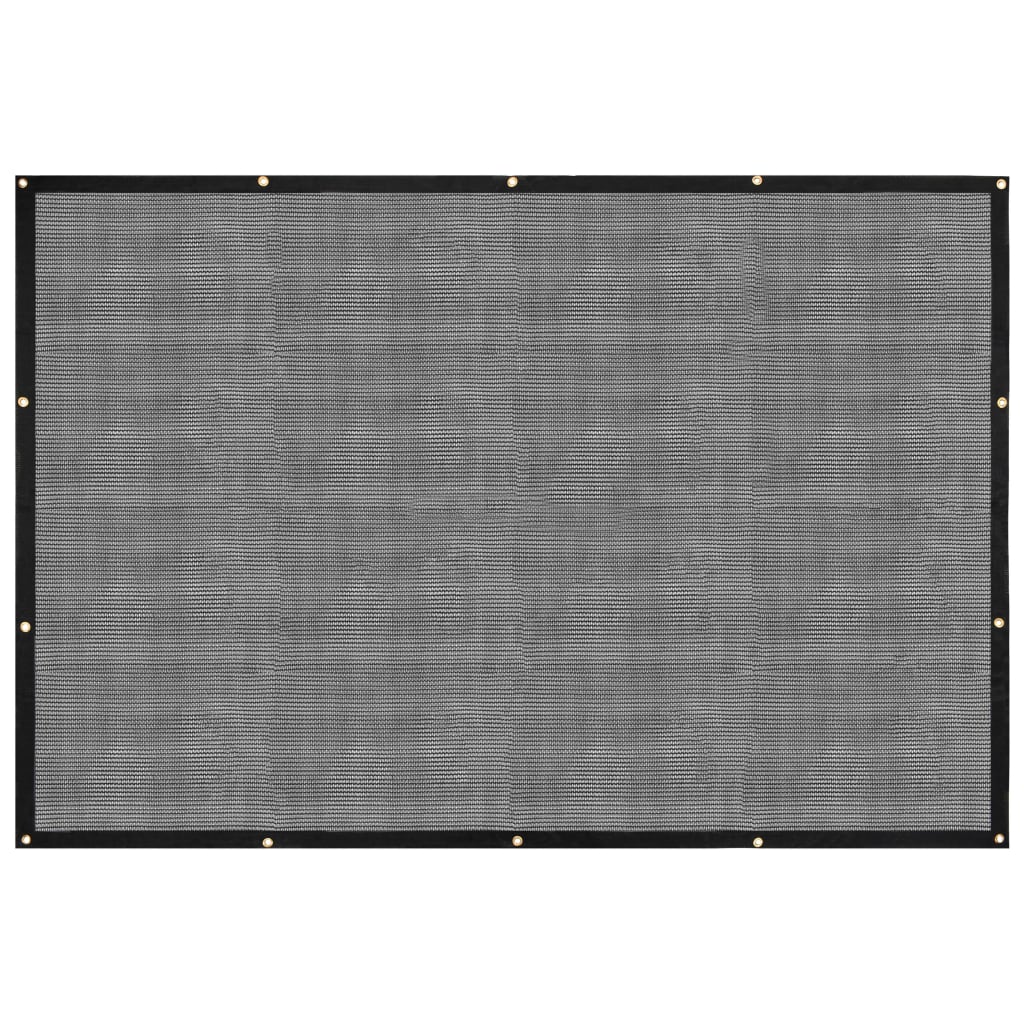 VidaXL Containernet 3,5x6 m HDPE zwart