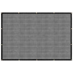 VidaXL Containernet 3,5x6 m HDPE zwart