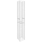 Vidaxl schanskorven 3 st 25x25x197 cm gegalvaniseerd staal