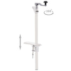 Vidaxl blikopener 70 cm aluminium en roestvrij staal zilverkleurig