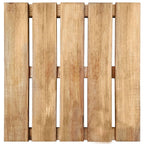 VidaXL 12 st Terrastegels 50x50 cm hout bruin