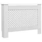 Vidaxl radiatorombouw 112x19x81,5 cm mdf wit