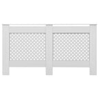 Vidaxl radiatorombouw 152x19x81,5 cm mdf wit