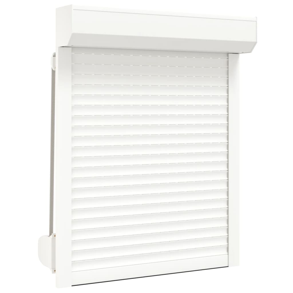 Vidaxl rolluik 70x100 cm aluminium wit
