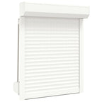 Vidaxl rolluik 80x100 cm aluminium wit