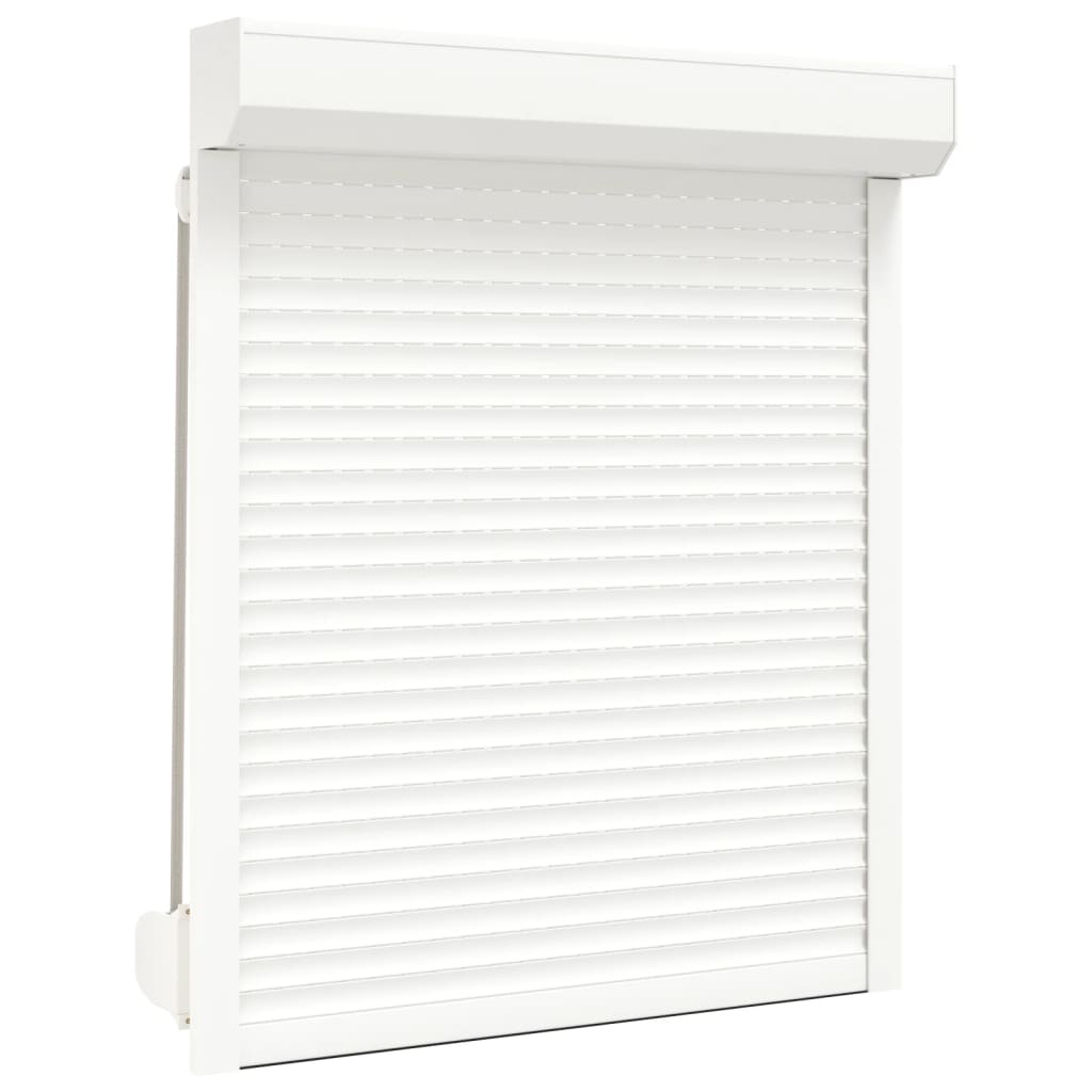 Vidaxl rolluik 100x130 cm aluminium wit