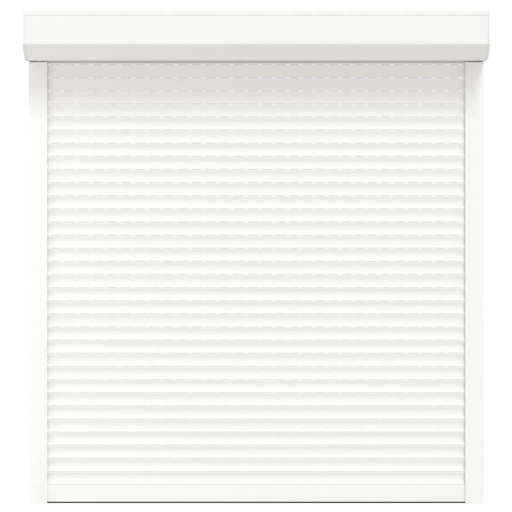 Vidaxl rolluik 130x140 cm aluminium wit
