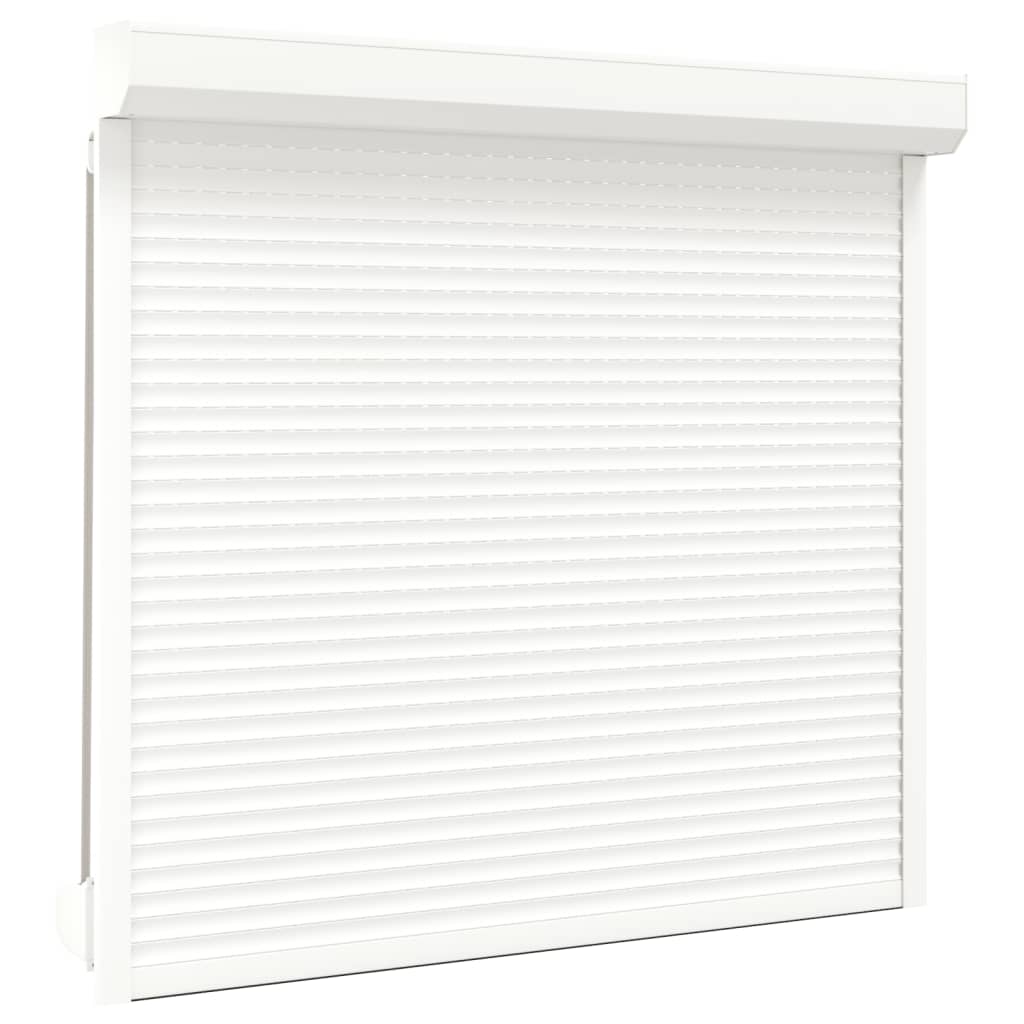 Vidaxl rolluik 160x150 cm aluminium wit