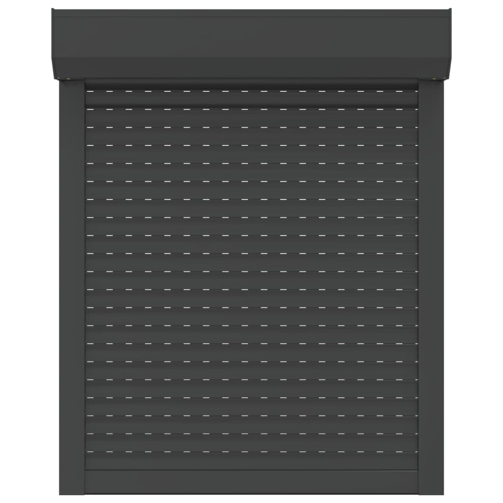 Vidaxl rolluik 70x100 cm aluminium antracietkleurig