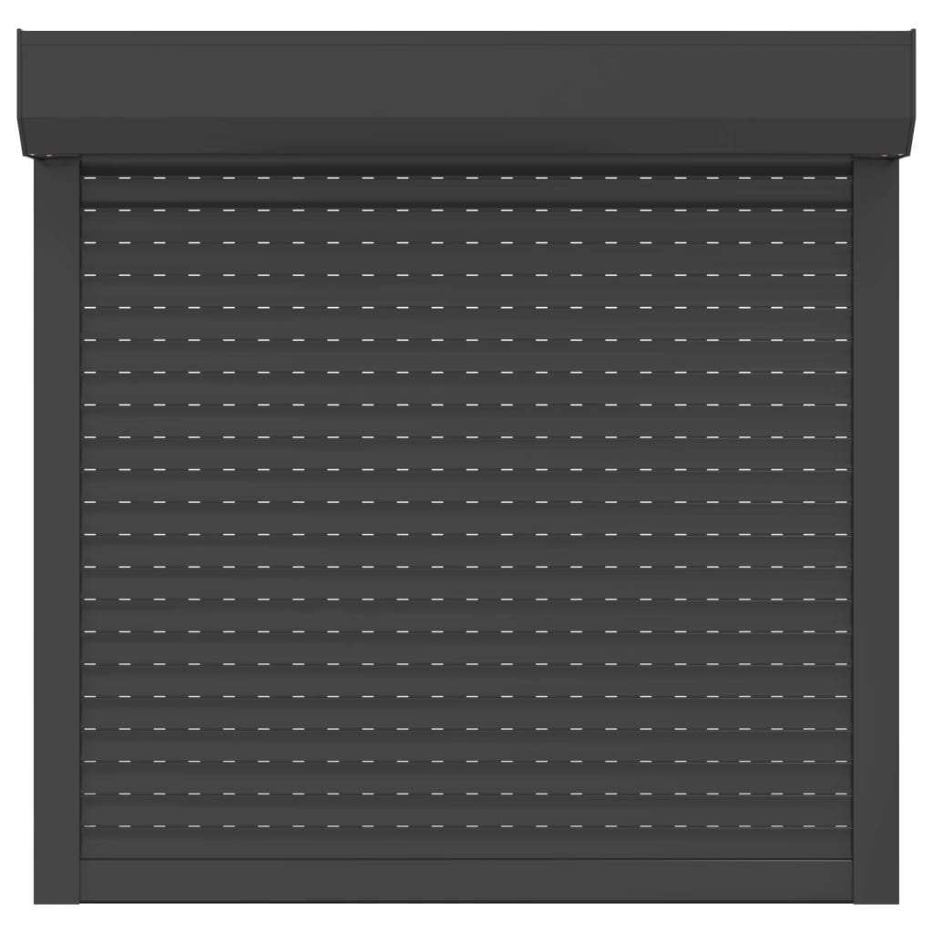 Vidaxl rolluik 100x100 cm aluminium antracietkleurig