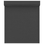 Vidaxl rolluik 100x130 cm aluminium antracietkleurig