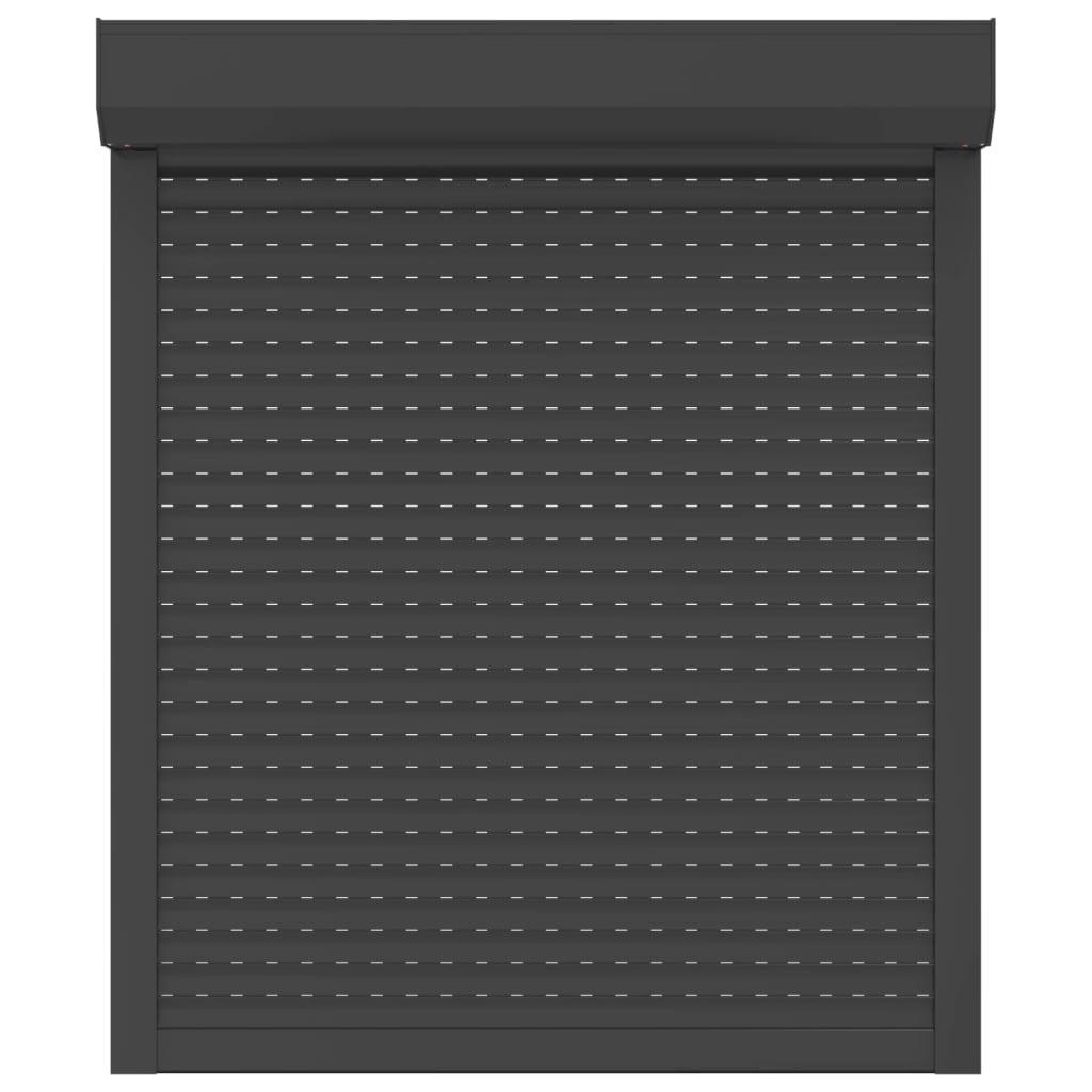 Vidaxl rolluik 100x130 cm aluminium antracietkleurig