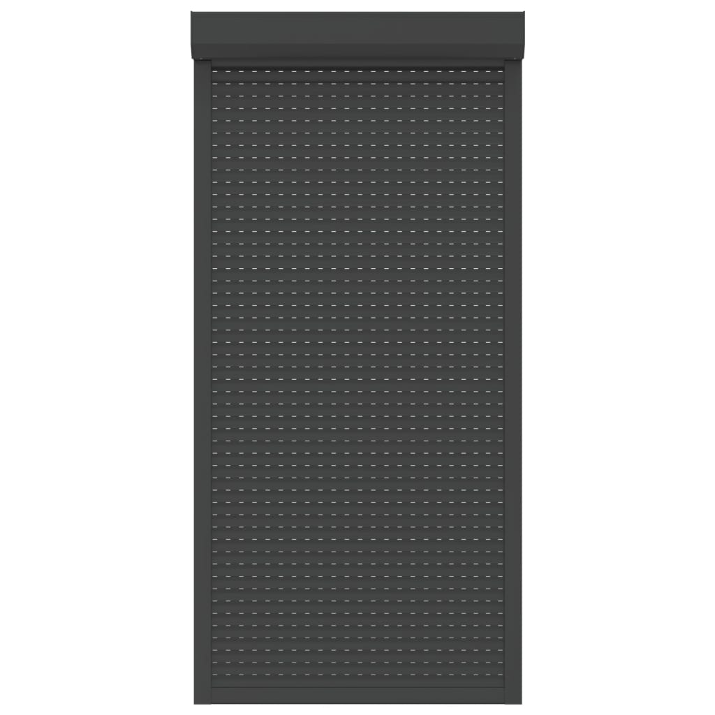 Vidaxl rolluik 100x210 cm aluminium antracietkleurig