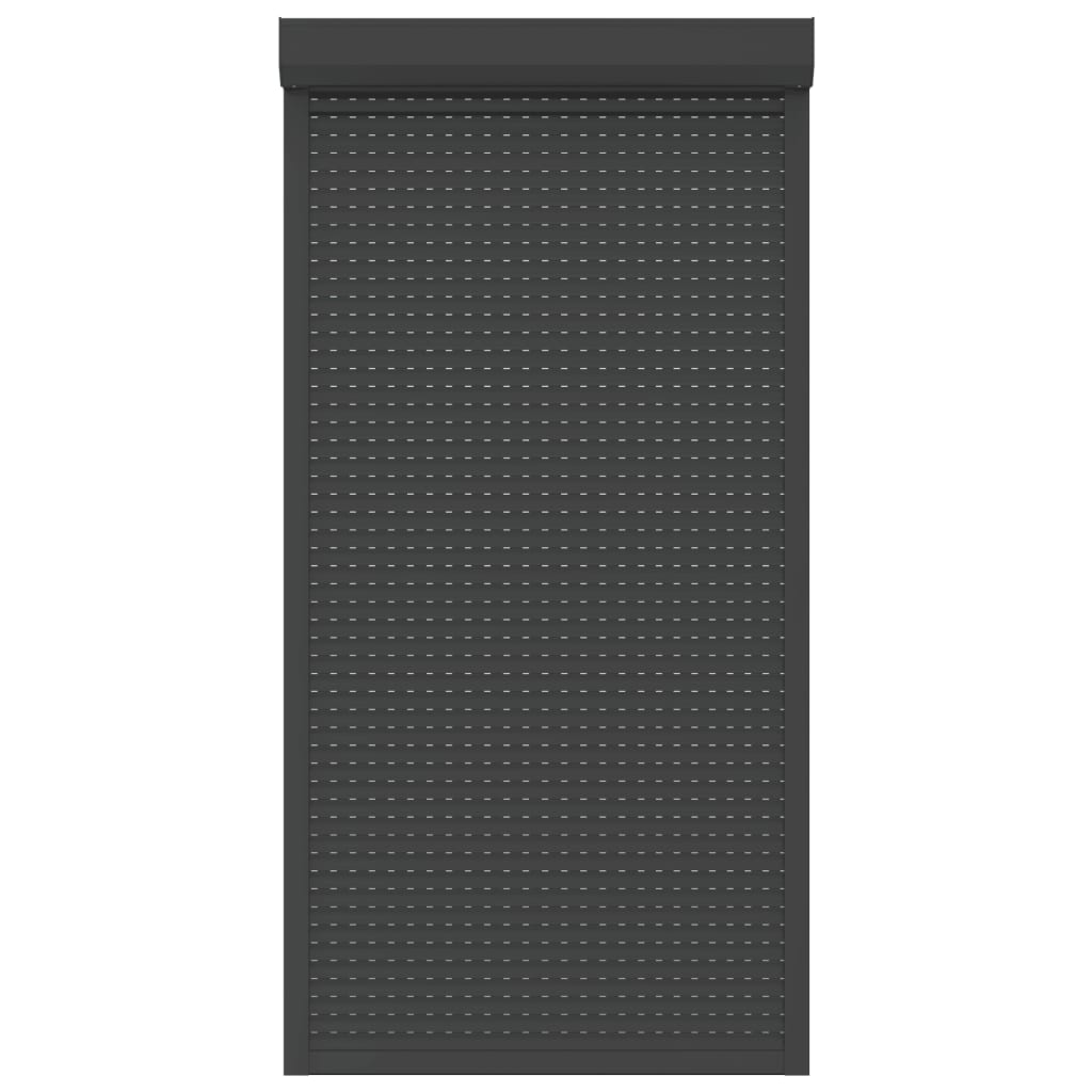 Vidaxl rolluik 110x220 cm aluminium antracietkleurig