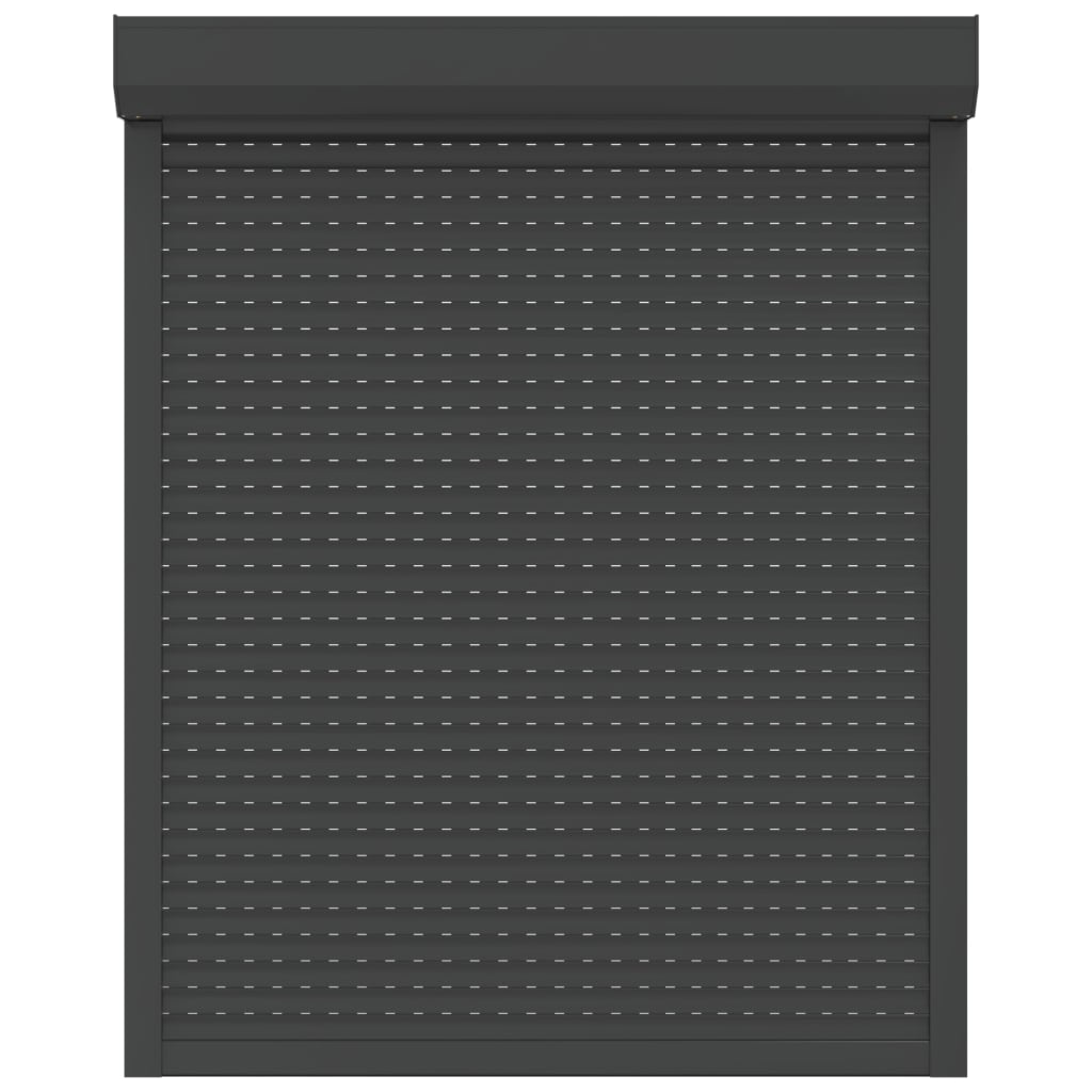 Vidaxl rolluik 120x150 cm aluminium antracietkleurig