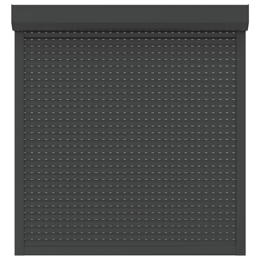 Vidaxl rolluik 130x140 cm aluminium antracietkleurig