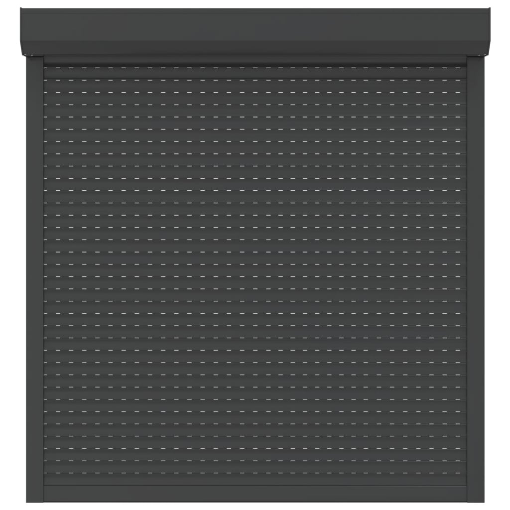Vidaxl rolluik 140x150 cm aluminium antracietkleurig