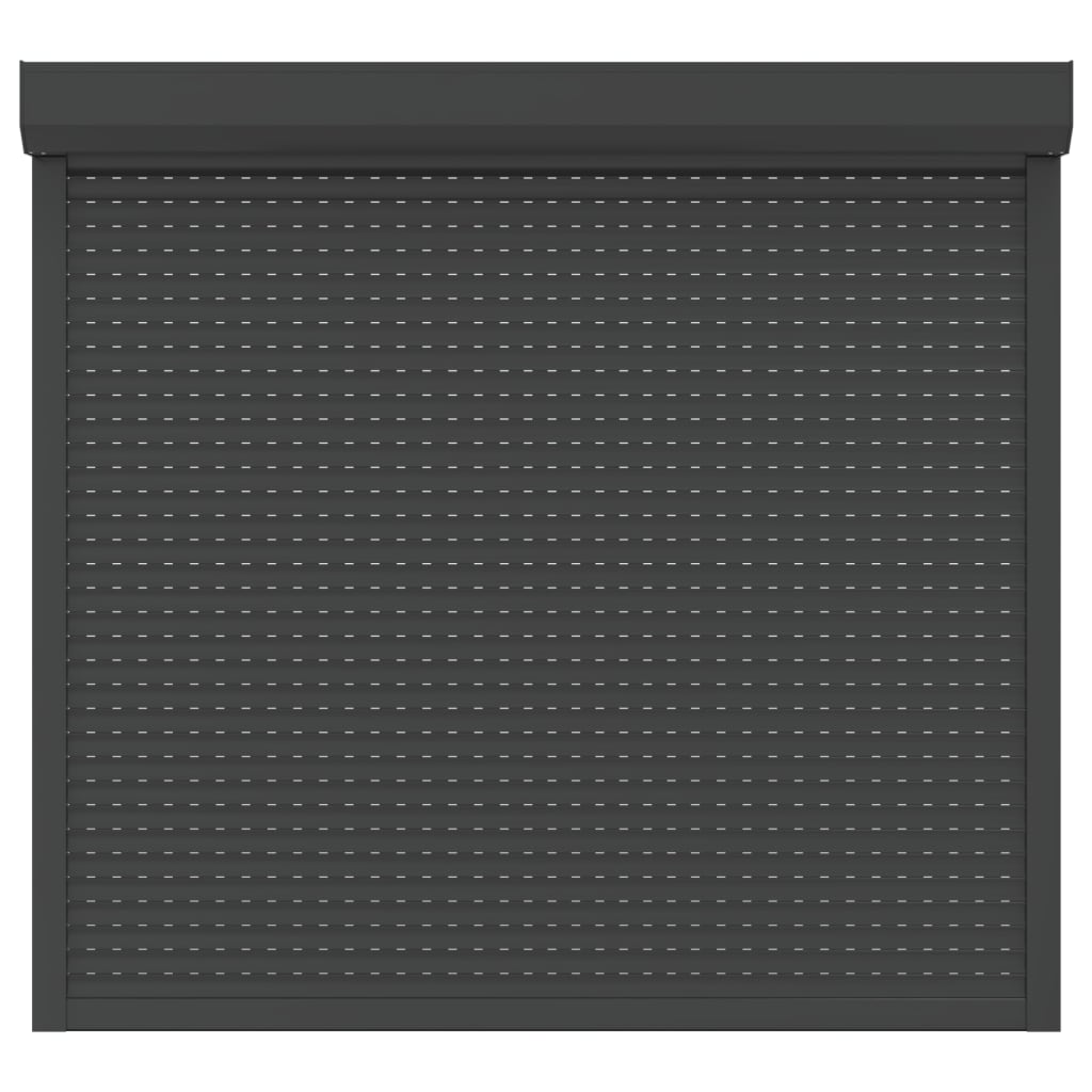 Vidaxl rolluik 160x150 cm aluminium antracietkleurig