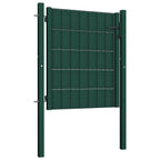 VidaXL Poort 100x101 cm PVC en staal groen