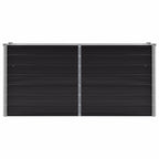 Vidaxl plantenbak verhoogd 160x40x77 cm gegalvaniseerd staal antraciet