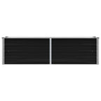 Vidaxl plantenbak verhoogd 160x40x45 cm gegalvaniseerd staal antraciet