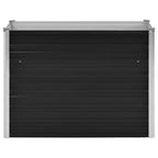 Vidaxl plantenbak verhoogd 100x40x77 cm gegalvaniseerd staal antraciet