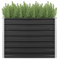 Vidaxl plantenbak verhoogd 100x40x77 cm gegalvaniseerd staal antraciet
