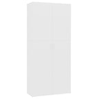 VidaXL Schoenenkast 80x35,5x180 cm bewerkt hout wit