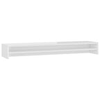 Vidaxl monitorstandaard 100x24x13 cm bewerkt hout hoogglans wit