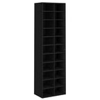VidaXL Schoenenkast 54x34x183 cm bewerkt hout zwart