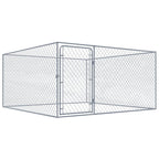 Vidaxl hondenkennel voor buiten 2x2x1 m gegalvaniseerd staal