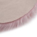 Vidaxl vloerkleed 60x90 cm kunstschapenvacht roze