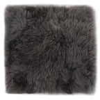 Vidaxl stoelkussens 2 st 40x40 cm echt schapenvacht lichtgrijs