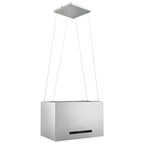 Vidaxl afzuigkap hangend met aanraaksensor lcd 55 cm roestvrij staal