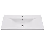 Vidaxl inbouwwastafel 81x39,5x18,5 cm keramiek wit