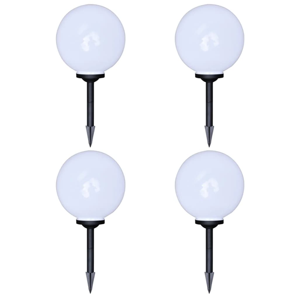 Vidaxl tuinpadlampen 4 st met grondpin led 30 cm