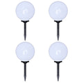Vidaxl tuinpadlampen 4 st met grondpin led 30 cm