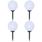 Vidaxl tuinpadlampen 4 st met grondpin led 30 cm