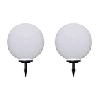 Vidaxl tuinpadlampen 2 st met grondpin led 50 cm