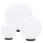 Vidaxl 6-delige led-bollampenset rond 20 30 40 cm pmma