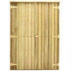 VidaXL Tuinschuur 123x50x171 cm geïmpregneerd grenenhout