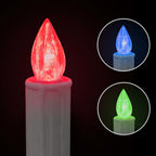 VidaXL LED-kaarsen kerst draadloos met afstandsbediening 30 st RGB