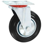 Vidaxl 8 st zwenkwielen 160 mm