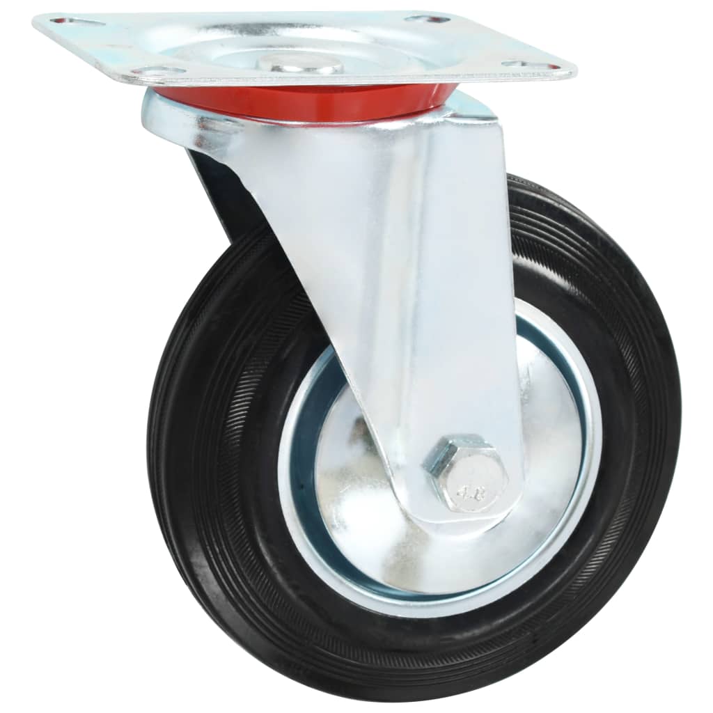 Vidaxl 12 st zwenkwielen 160 mm