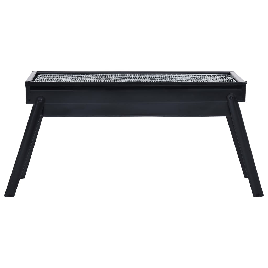 Vidaxl campingbarbecue draagbaar 60x22,5x33 cm roestvrij